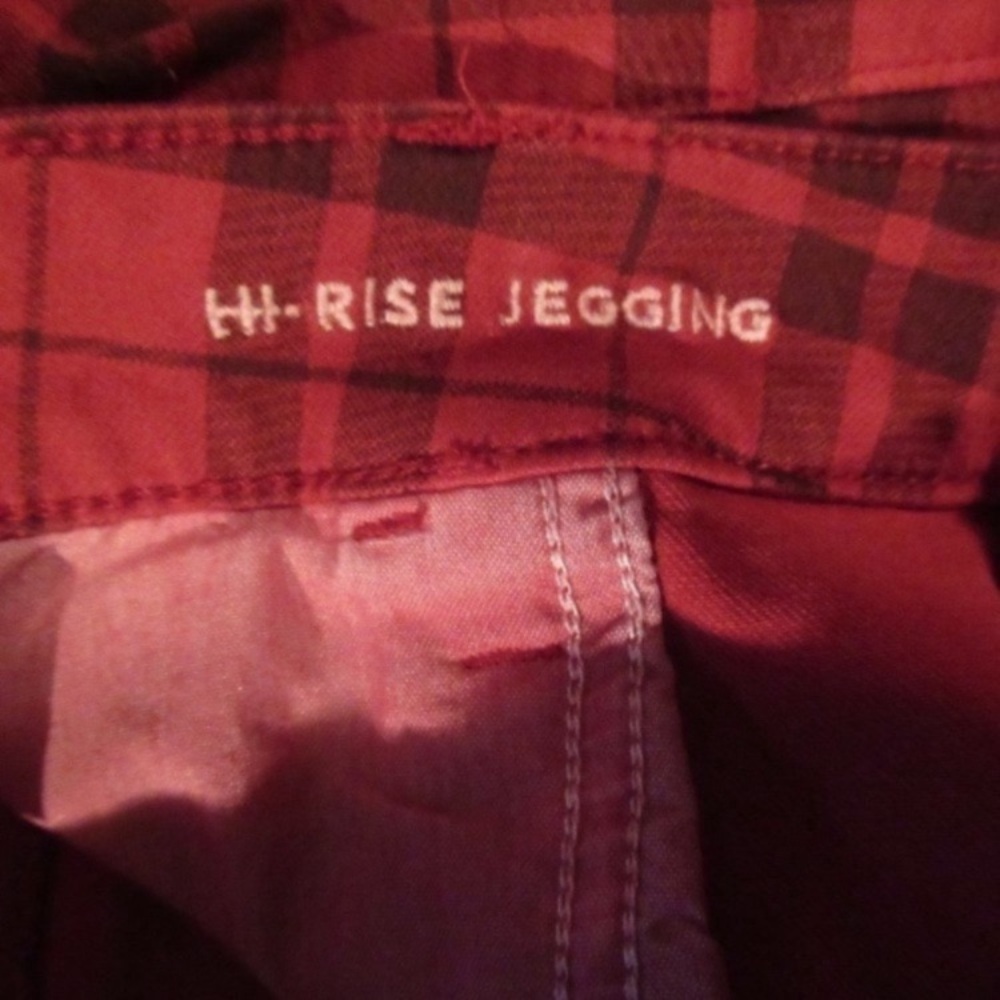 American Eagle next level stretch high rise plaid Jegging Plus size 24 - Picture 5 of 14